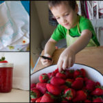 making homemade jam